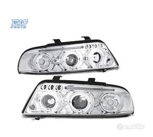 FARI AUDI A4 B5 99-00 ANGEL EYES LED CROMATI