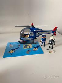 Elicottero polizia playmobil
