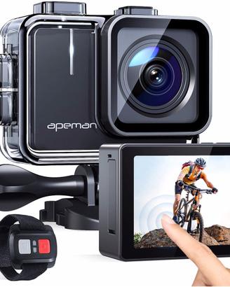 APEMAN Action Cam A100, Touch Screen Nativo 4K/50F