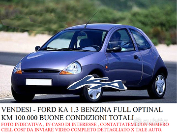 FORD KA 1,3 BUONE CONDIZIONI BENZINA CN POCHI KM