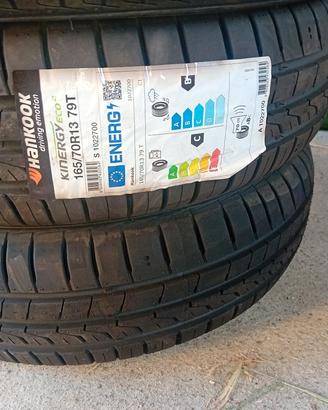 4 gomme nuove hankook  165 70 r13 estive