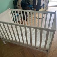 Lettino SUNDVIK Ikea +MATERASSO