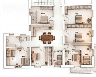 Stanza in appartamento di 20 m² a Roma