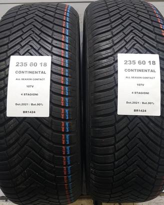2 GOMME 235 60 18 CONTINENTAL BR1424