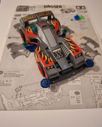 Tamiya Mini 4WD Tridagger X 19405 + Istruzioni