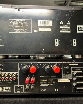 Casse, amplificatore e lettore CD