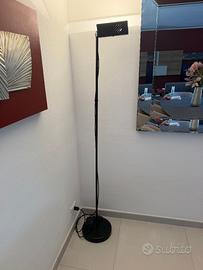 Lampada a piantana in ferro nero dimmerabile H 200