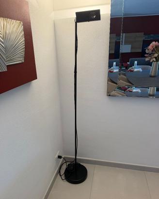 Lampada a piantana in ferro nero dimmerabile H 200