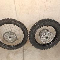 cerchi completi honda enduro 