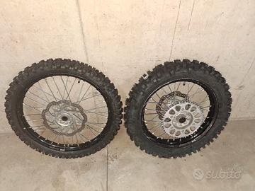 cerchi completi honda enduro 