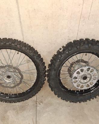 cerchi completi honda enduro 