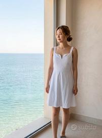 Abito, vestito estivo bianco Terranova 