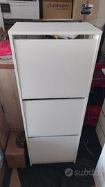 Due Scarpiere Ikea Bissa 3 ripiani