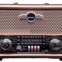 Radio Vintage Retro Bluetooth AM/FM/SWRicaricabile