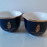 Set di tazze da caffe' arabe Dubai