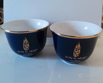 Set di tazze da caffe' arabe Dubai