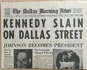 THE DALLAS MORNING NEW ASSASSINIO J.F.K.