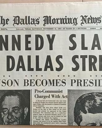 THE DALLAS MORNING NEW ASSASSINIO J.F.K.