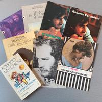 Spartiti vari cantautori e libretto Vecchioni