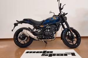 Royal Enfield Guerrilla 450 blu