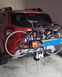 Thule portabici+portatarga luci+antifurto 