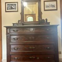 Como’ da ingresso con specchio e ripiano in marmo