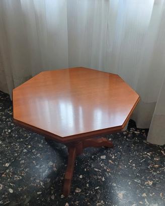 tavolino ottagonale in legno 