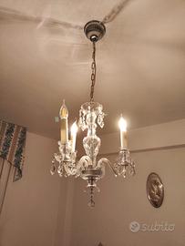 Lampadario in cristallo di Boemia 