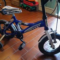 bicicletta bimbo bambini rotelline