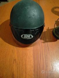 Casco moto con visiera tg m 57-58