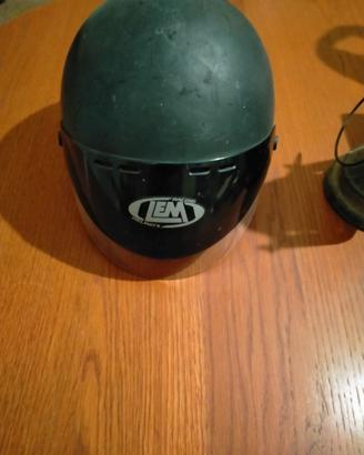 Casco moto con visiera tg m 57-58