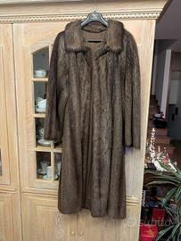 Pelliccia naturale di castoro taglia 46