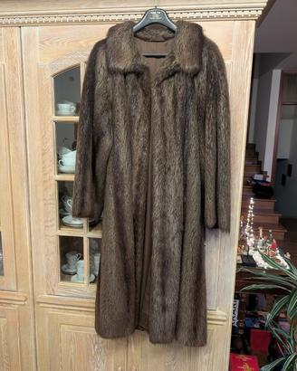 Pelliccia naturale di castoro taglia 46