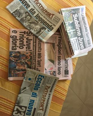 JUVE - Giornali vittorie storiche