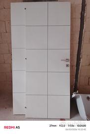 porte iin legno  imterne per scrigno, laccate bian