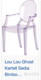 Sedia KARTELL Lou Lou Ghost Bimba