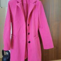 cappotto donna rosa 