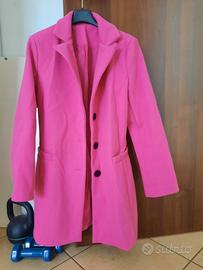 cappotto donna rosa 