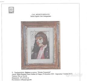 Quadro ad olio su tavoletta di Enzo Faraoni