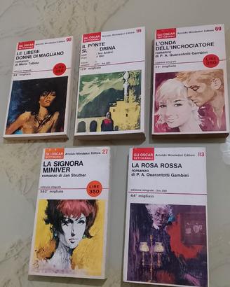 5 x Oscar Mondadori anni '60, romanzi vedi foto