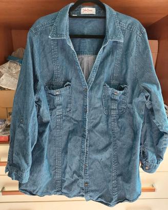 camicia/giubbino  in jeans tg  62 marca bonprix 
