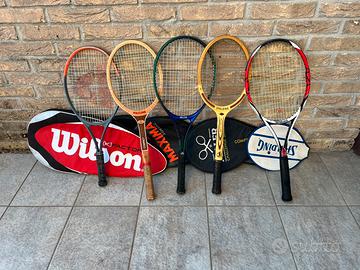 Racchette Tennis varie annate e dimensioni
