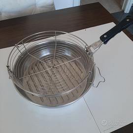 Padella per friggere acciaio inox