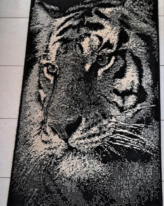 tappeto con soggetto tigre della Malesia
