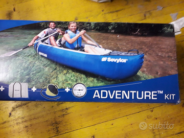 Kayak gonfiabile Sevylor+ remi + pompa e accessori