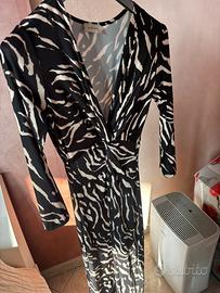 Abito lungo fantasia zebra Susy Mix