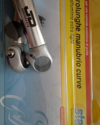prolunghe manubrio curve  alluminio JD COMPONENTS
