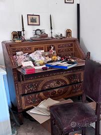 Ribalta antica in legno