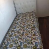 letto singolo con contenitore 