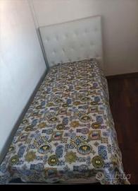 letto singolo con contenitore 